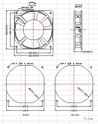交流风扇220v-230v